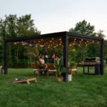 Backyard Discovery Trenton 16ft x 12ft Steel Pergola Modern Design - Image 3