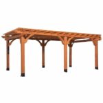 Backyard Discovery Beaumont 20ft x 12ft Cedar Pergola Premium Wood Design