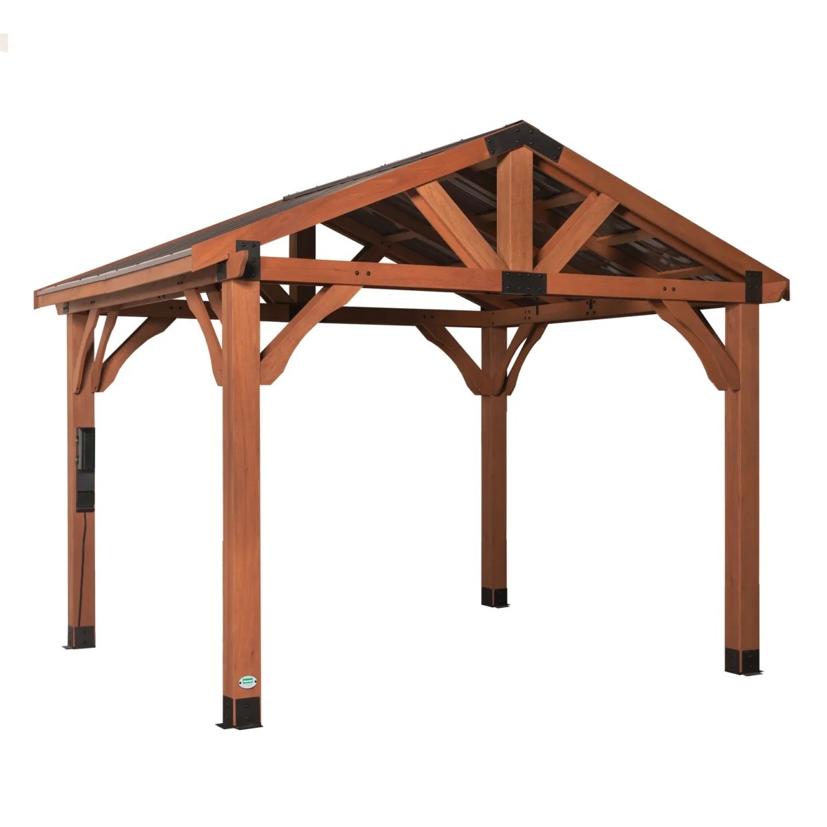 Backyard Discovery Brookdale 1 Backyard Discovery Brookdale 12 x 10 ft Cedar Gazebo - Image 1